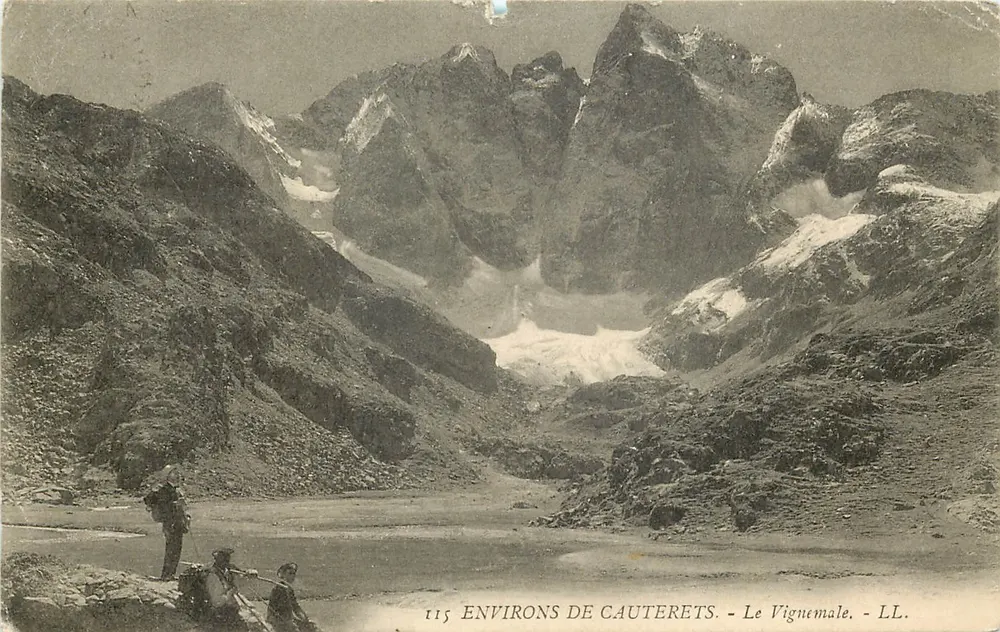 Arredores de Cauterets — O Vignemale — LL. — n° 115 - Frente