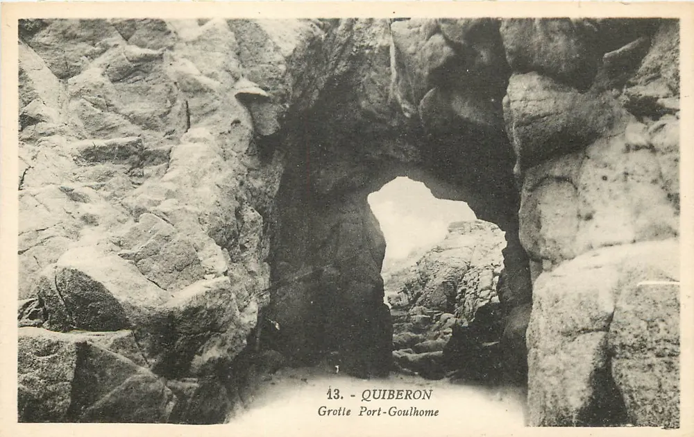 Grotte Port-Goulhome — Quiberon — G. Arnaud, Nantes - Recto