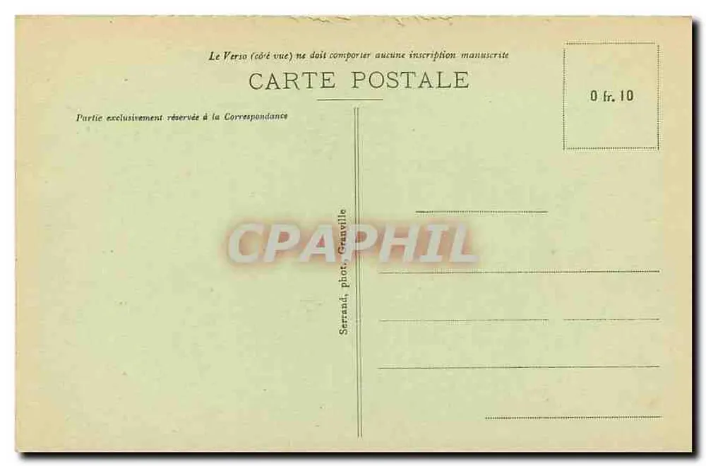 Granville - Le Normandy und das Casino bei Clair de Lune - Rückseite