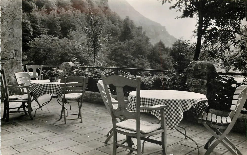 Gorges du Tarn — Château de la Caze - XVe Siècle — La Terrasse - Recto