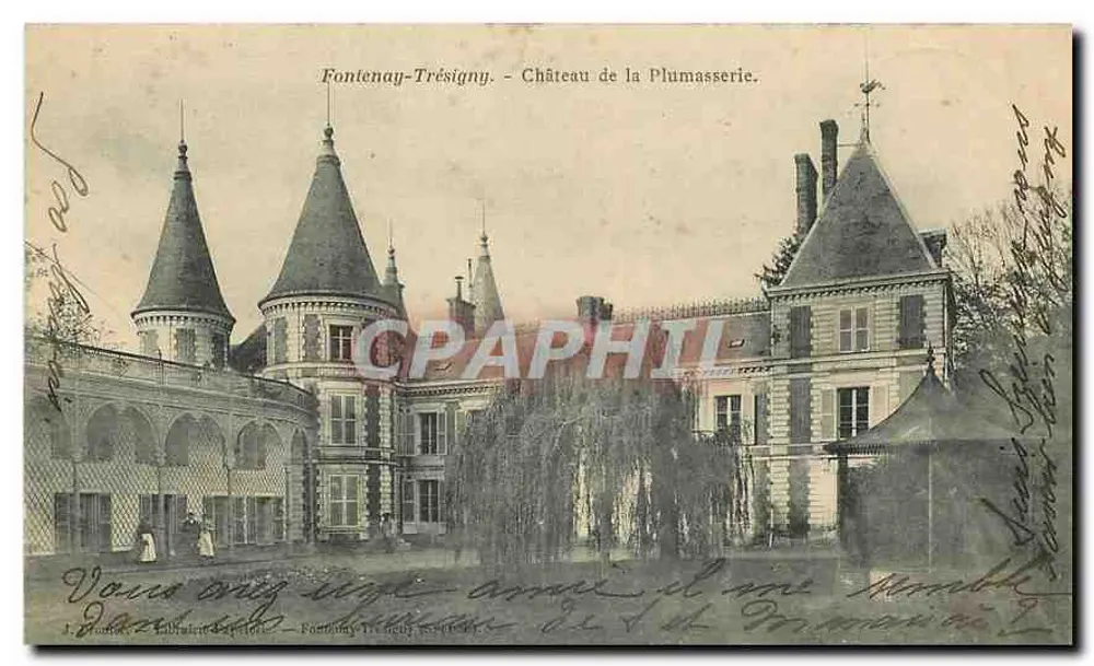 Fontenay-Trésigny — Schloss der Plumasserie — Verlag J. Brouard, Nr. 3 - Vorderseite