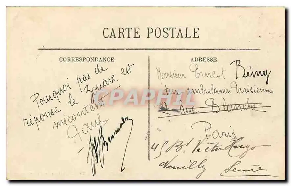 Castelo de Villandry — Env. de Tours — n°124 - Verso