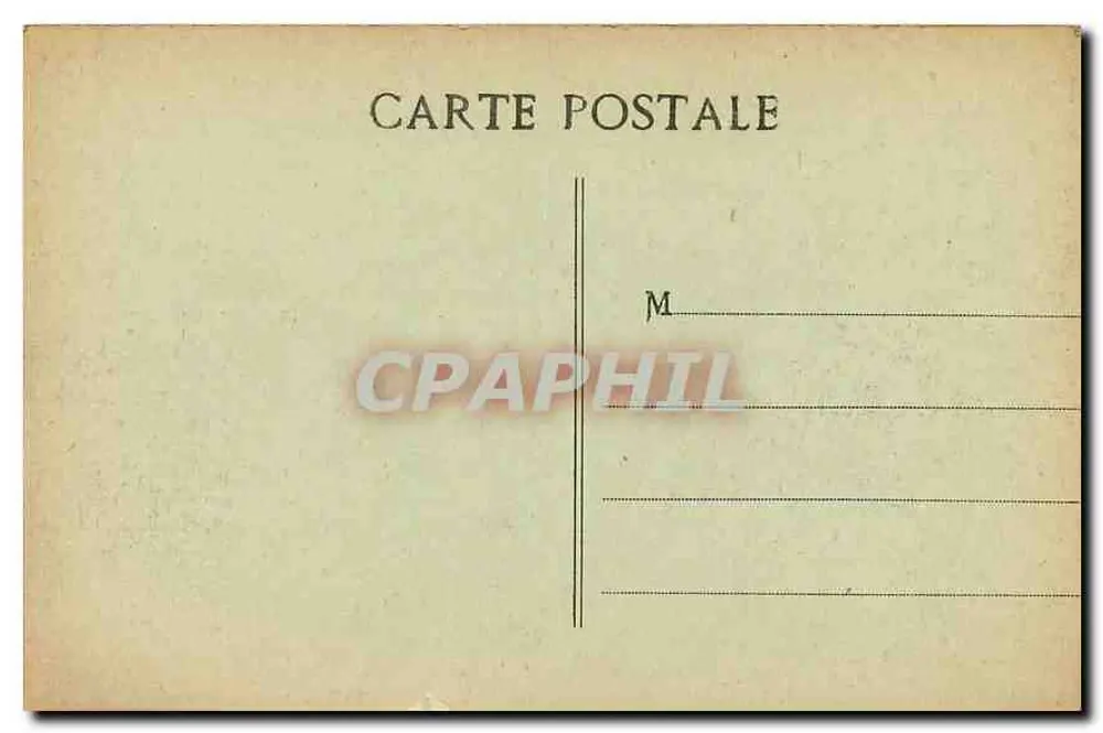 Marseille - Fort Saint-Jean - P.B. - Verso