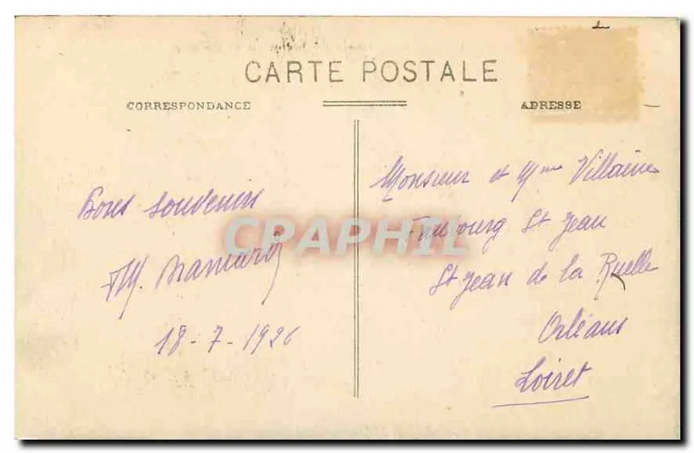 Toulouse — Vue prise du Clocher de la Dalbade - Verso