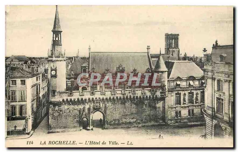 La Rochelle — L'Hôtel de Ville — LL - Recto
