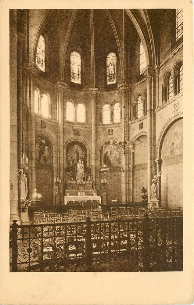 Église Saint-Joseph — Chapelle de la Vierge et Abside — Éditions D'Art Courmont - Recto