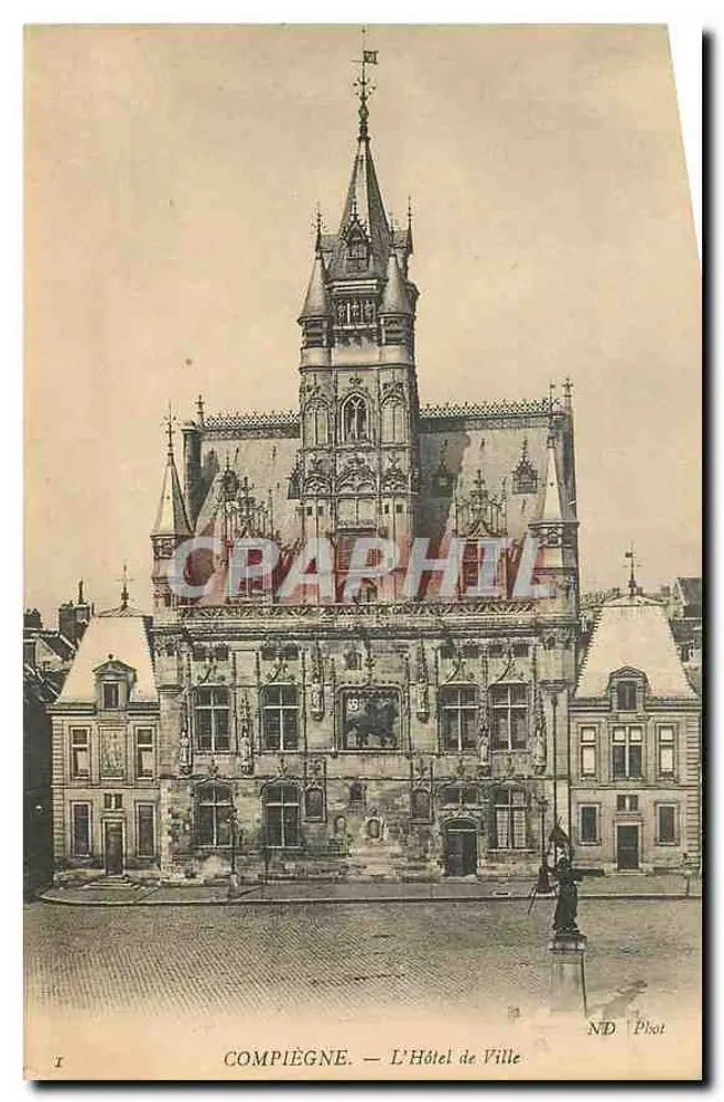 Compiègne — O Hotel de Ville — ND Phot - Frente