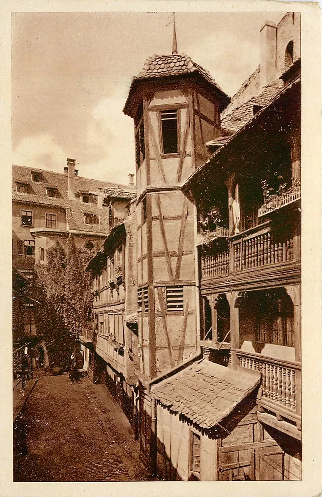 स्ट्रासबर्ग - डेर राबेनहॉफ — प्रकाशक जुल। मैनियास & सी, स्ट्रासबर्ग - आगे