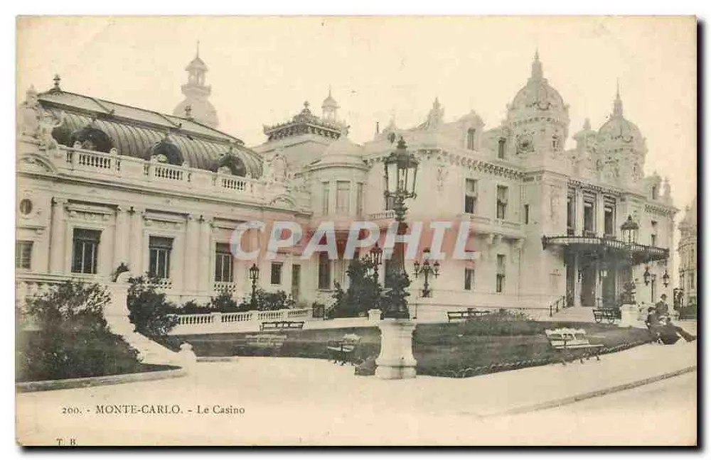 Monte-Carlo - O Cassino — T.B. n° 200 - Frente