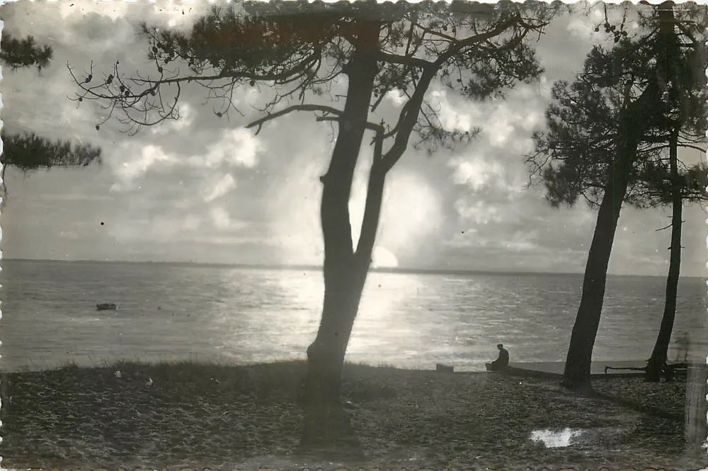 Atardecer sobre el Océano — Isla de Oléron — Ediciones Van Eyk Rouleau - Anverso