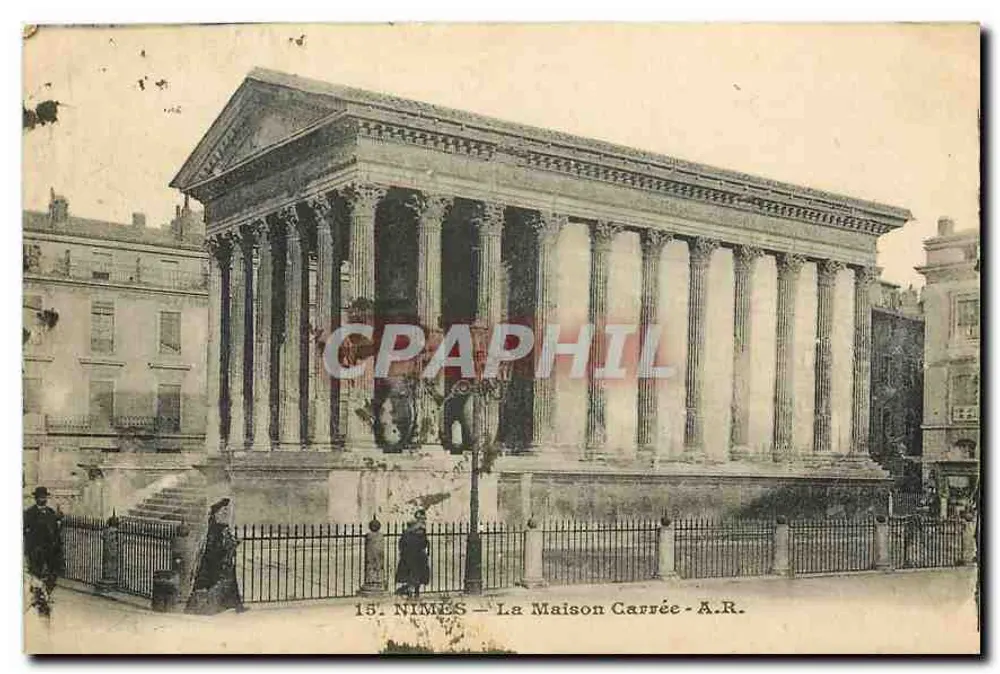 Nîmes — La Maison Carrée — A.R. - Frente