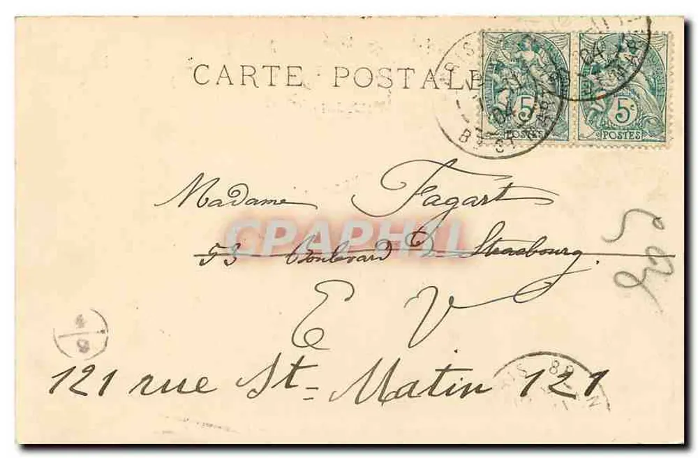 Paysage de Susten — Le Prince — LL. Affetinua oarenin - Verso