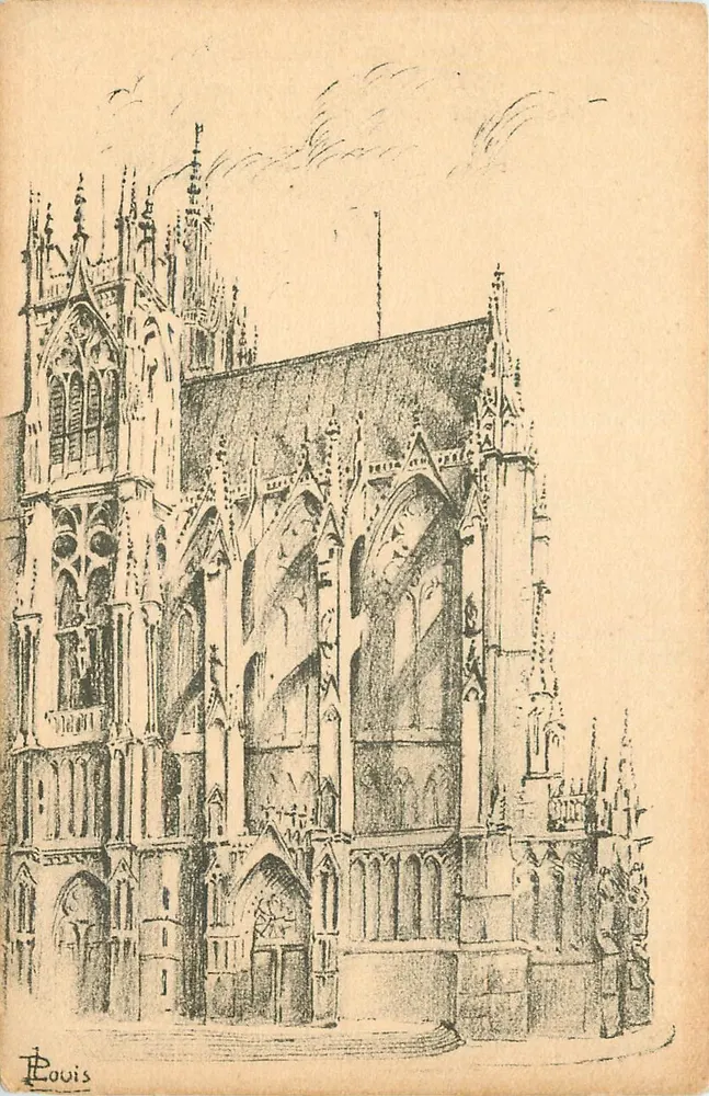 Metz — Catedral — Editor: BRIEFKAART - Frente