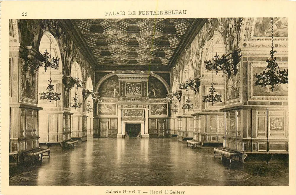 Palast von Fontainebleau — Galerie Henri II — Edition Maritain Nalionateur - Vorderseite