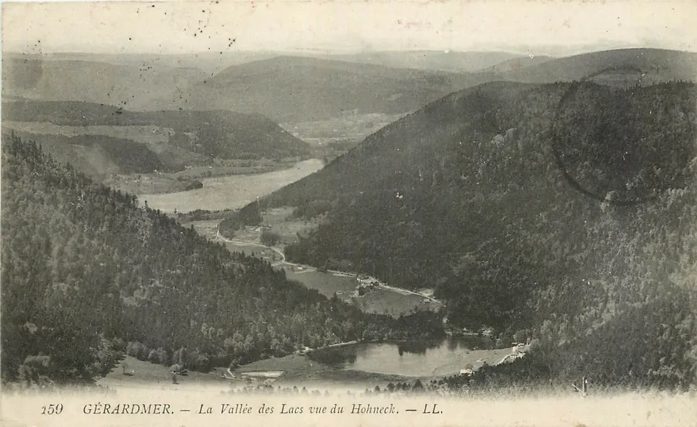 Gérardmer — Blick auf das Tal der Seen vom Hohnneck — LL. n°159 - Vorderseite