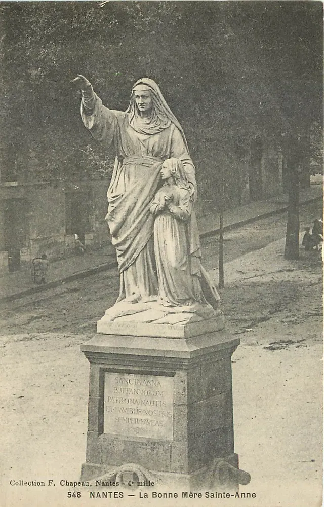 Nantes — La Bonne Mère Sainte-Anne — Collection F. Chapeau, 4e mille - Recto