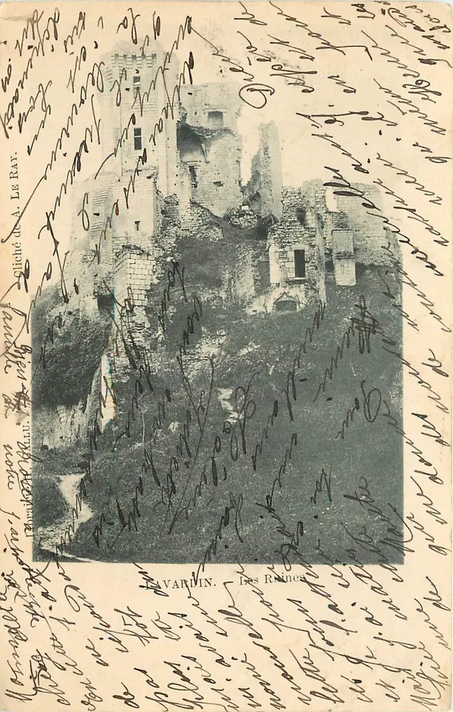 Lavardin — Ruiny — zdjęcie A. Le Ray - Awers
