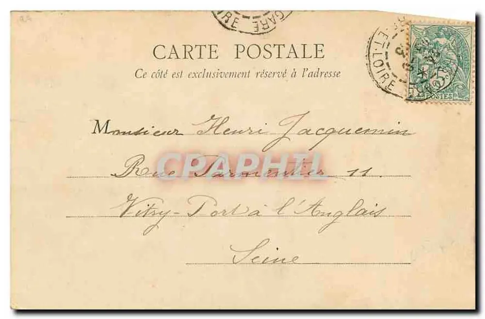 Amboise - O Castelo - Vista Geral — T. de Grand - Verso