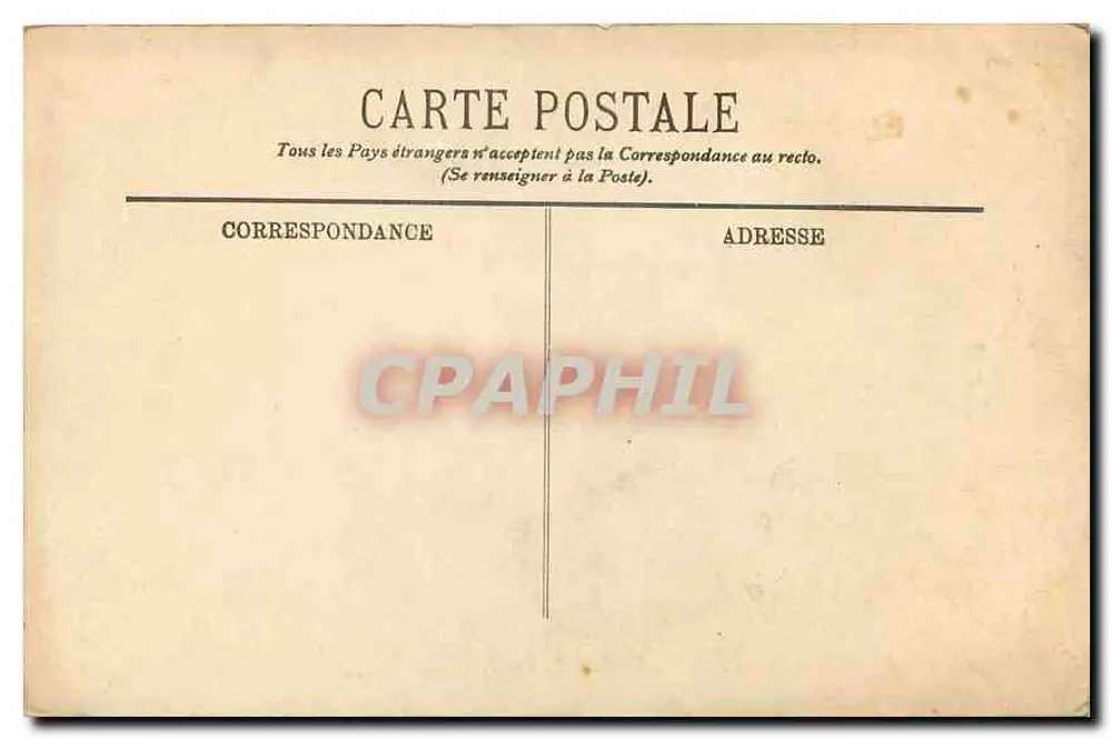Château de Fontainebleau — Le Canal — LL. — n°26 - Verso