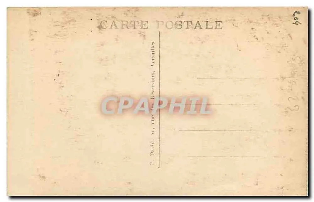 Abbaye de Port-Royal des Champs — Sainte Jacquelene de Ste-Euphémie Pascal — F. David, Versailles - Rückseite