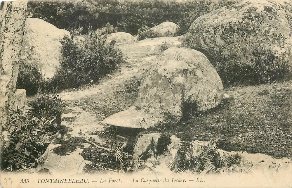 Fontainebleau — Der Wald — Der Hut des Jockeys — LL. — Nr. 335 - Vorderseite