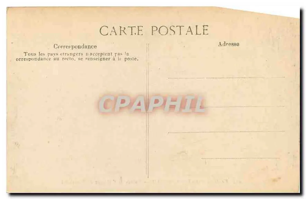 Wald von Fontainebleau — Ruinen der Abtei Franchard — Verlag E.P.D., Nr. 41 - Rückseite