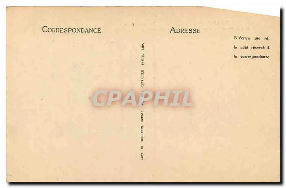 Mont Saint-Michel — Die Mauern und die Abtei — Verlag Lev et Neudorlin, Paris - Rückseite