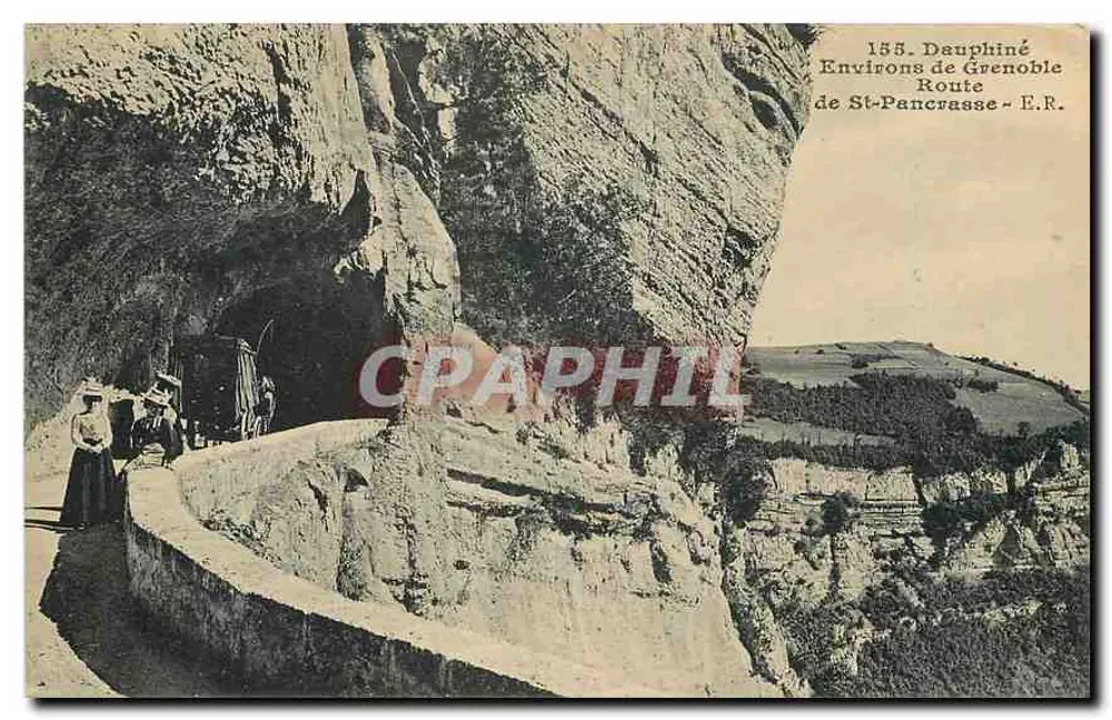 Surroundings of Grenoble — Route de St-Pancrasse — E.R. — n°155 - Front
