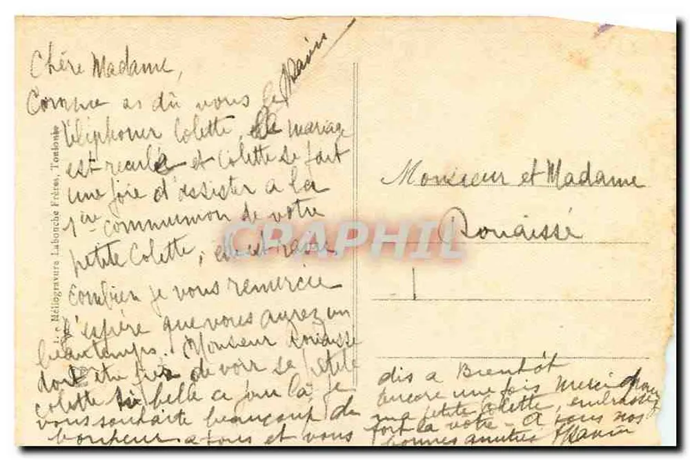 Gavarnie - Le Chaos et les sommets du cirque — Éditeur : Laboratoire Frères, n° (20) - Verso