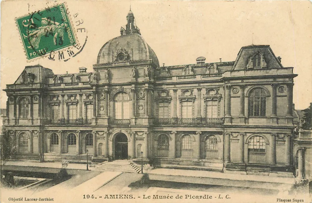 Amiens — O Museu da Picardia — editor L. C. (Plaques Supra) - Frente