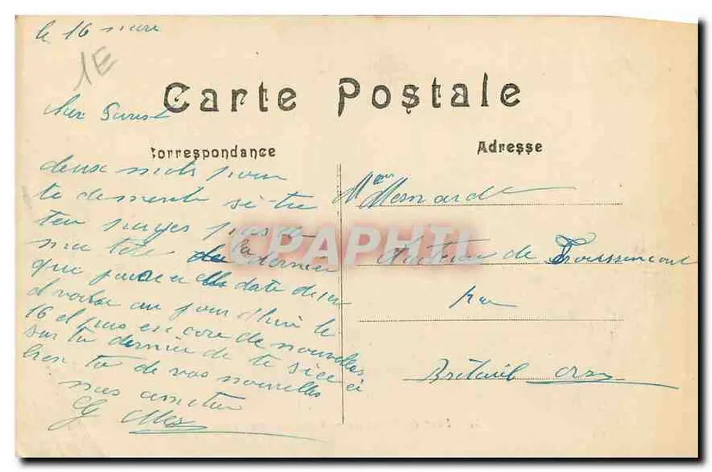 Parque de Versalhes — Grade das Cem Escadas — editor desconhecido, n° 33 - Verso