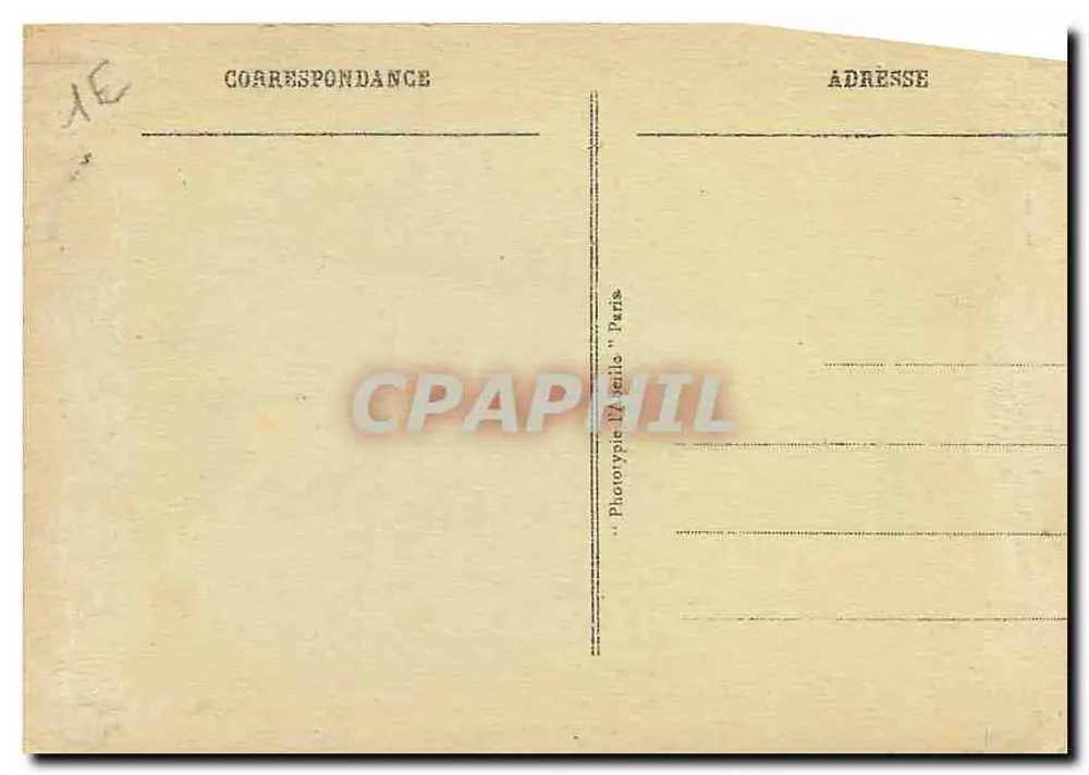 Wald von SAINT-GERMAIN — Die Mare aux Canes — Künstlerische Ansicht — Phototype "Paris" n°17 - Rückseite