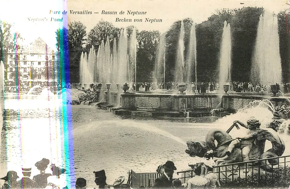 Versailles — Bassin de Neptune — editor desconhecido, número de série não visível - Frente