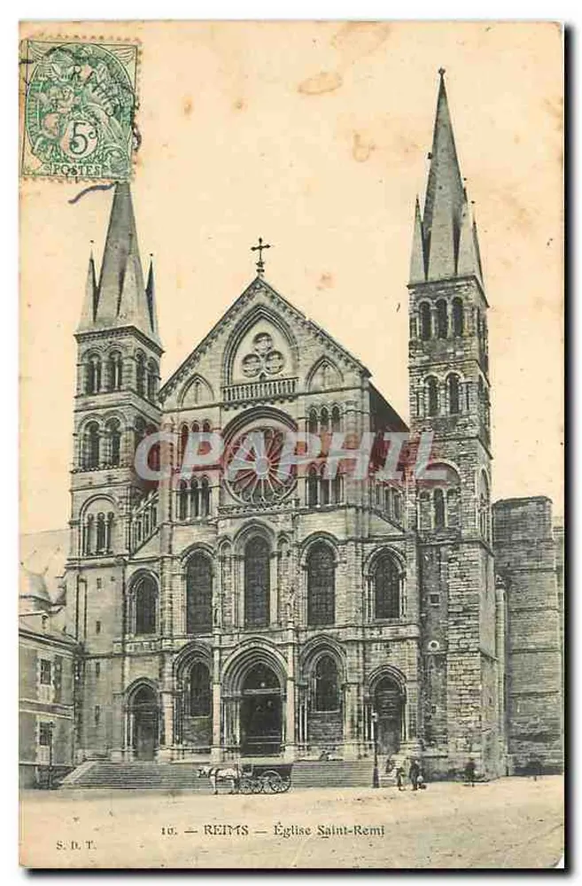 Reims — Igreja de São Remi — S.D.T. n°15 - Frente