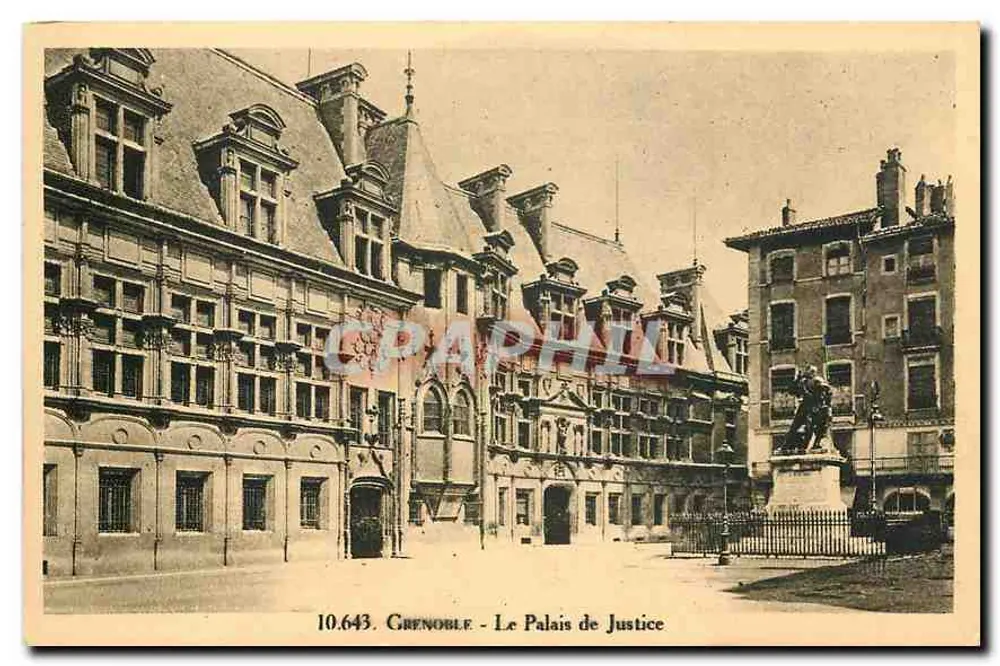 Grenoble - Pałac Sądowy — nr serii 10.643 - Awers