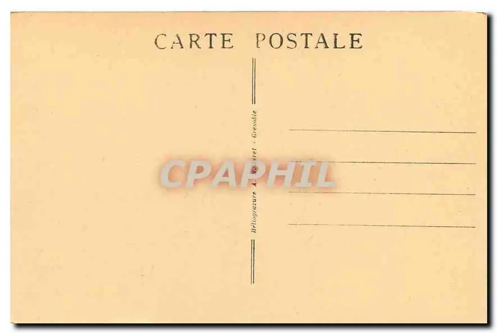 Grenoble - Pałac Sądowy — nr serii 10.643 - Rewers