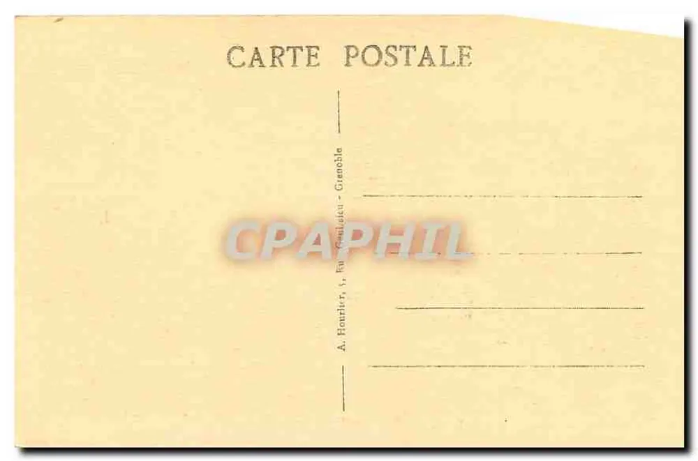 St Pierre-de-Chartreuse — Vista geral e os Hotéis — série 4810-5 - Verso