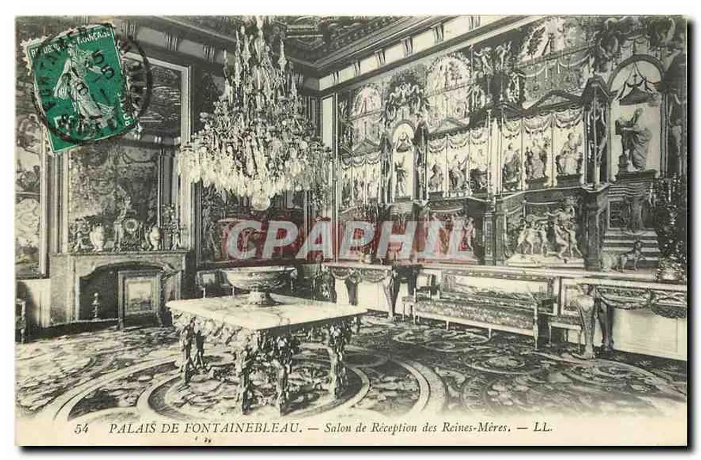 Palais de Fontainebleau — Salon de Réception des Reines-Mères — LL. n° 54 - Recto