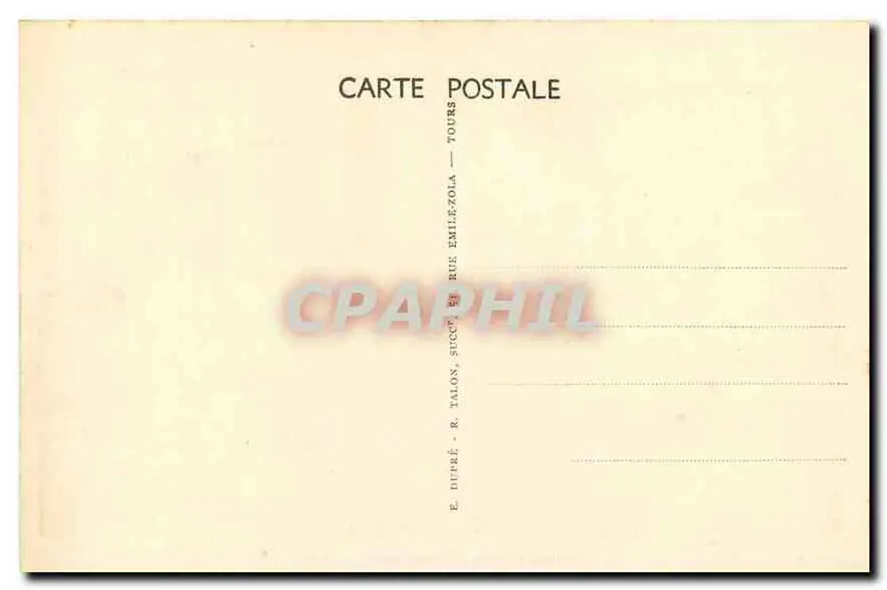 Tours (I.-et-L.) — Cloître de la Psalette (séculos xv e xvi) — A.P. - Verso