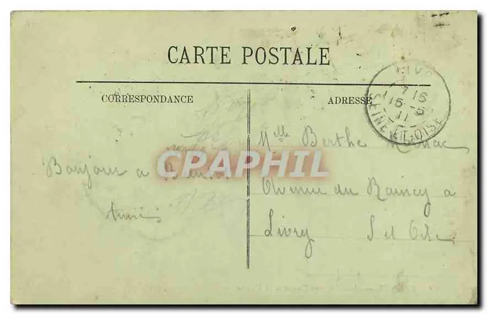 Rennes — Quai Duguay-Trouin und die Vilaine — LL - Rückseite