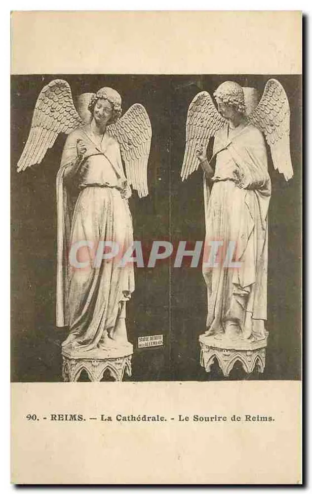 Reims — La Cathédrale — Le Sourire de Reims — A. Quantin, éditeur - Recto