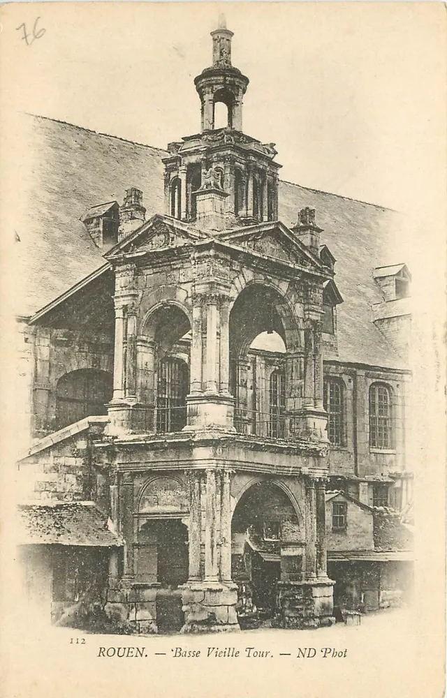 Rouen — Niska Stara Wieża — ND Phot - Awers