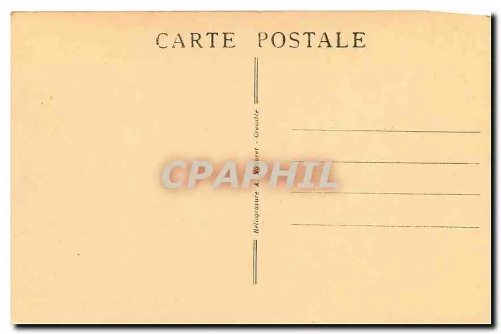 Grenoble - Pałac Sądowy — wydawca A. Végalet, nr 10.643 - Rewers