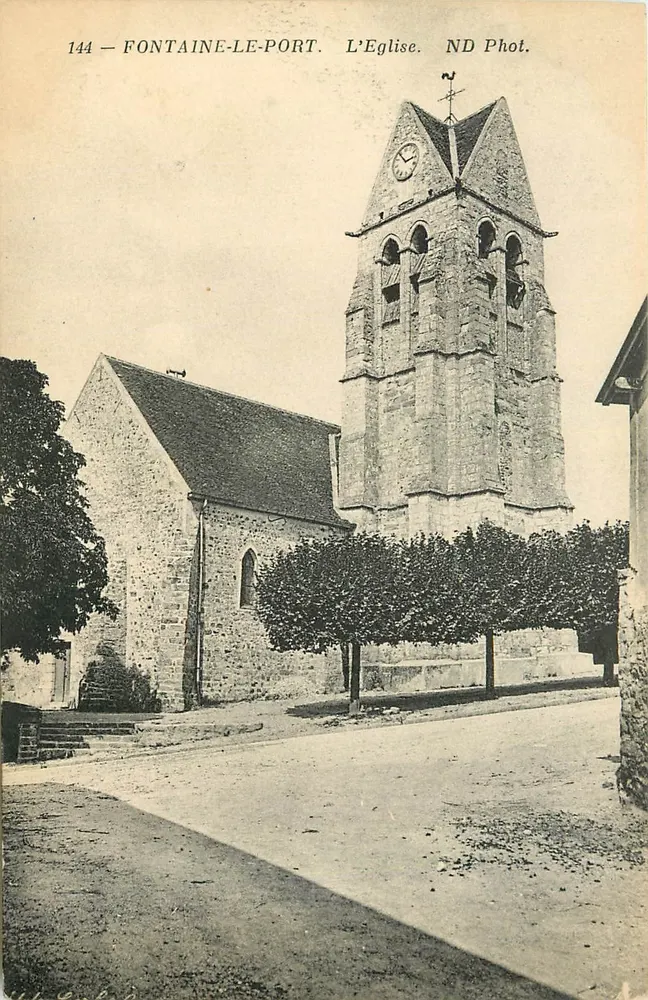 Fontaine-le-Port — La Iglesia — ND Fot. n°144 - Anverso