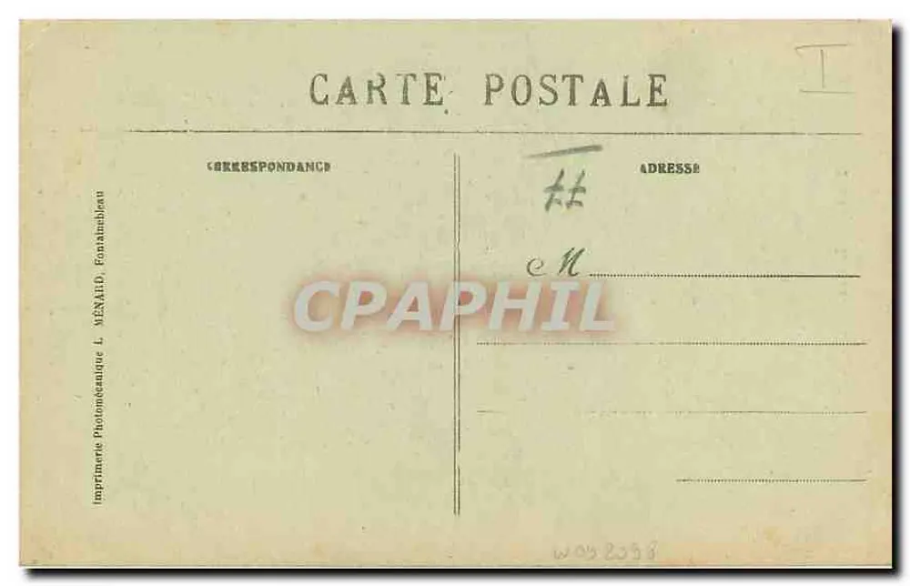 Fontaine-le-Port — L'Église — Ph. Tixler, édit. - Verso