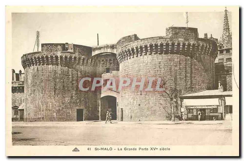 St-Malo - A Grande Porta do Século XV — editor ARA, n° 41 - Frente