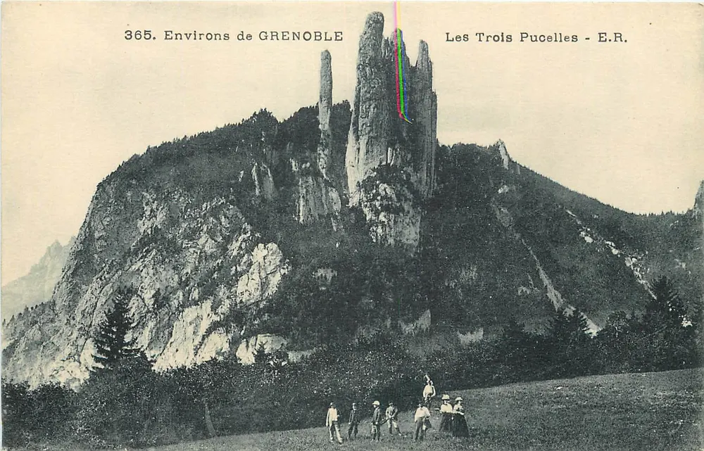 As Três Donzelas — Arredores de GRENOBLE — E.R. - Frente