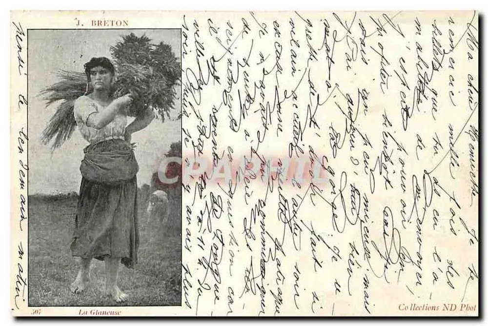 A Colhedora — J. Breton — n° 397 - Frente