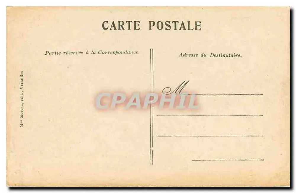 Versalhes — Interior da Capela — Mme Nouveau, editora - Verso