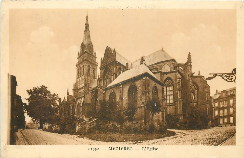 Mézières — A Igreja — Editor anônimo, n° 01952 - Frente